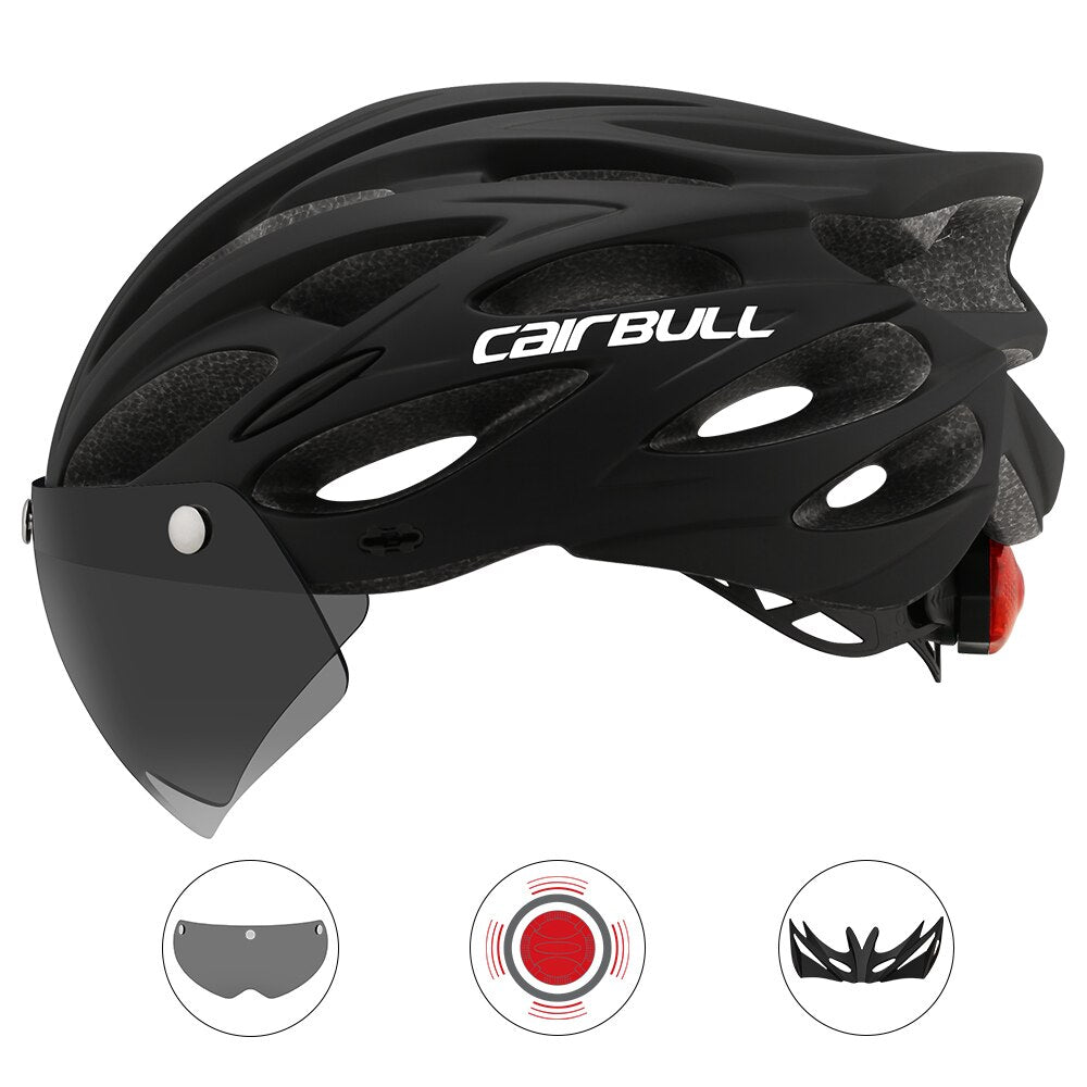 CAIRBULL Road/MTB/Mountain Bike Helmet Ultralight Bicycle Helmet for Men/Women Mountain Bike Riding Cycling Integrally-Moulded Helmet