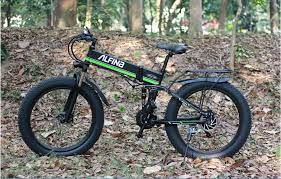 ALFINA FX-01 Adult Electric Mountain/Snow/Beach 1000 Watt Bike (Ebike) Folding with 4.0 Fat Tyres 48V battery giving up to 50 Kph and  up to 60 km range