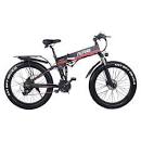 ALFINA FX-01 NEW Folding electric bike 1000W 48V 12.8AH Mountain/Snow/Beach Bike up to 50km/h and 6okm range with 26 InchWheels and 4.0 Fat Tyres