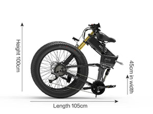 SPECIAL DEEP SECRET PRICE!! NOTTING HILL E-BIKES 2024 1500W FOLDING Road/Mountain/Snow/Beach EBIKE