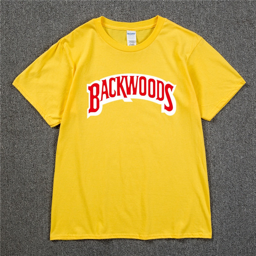 BACKWOODS T Shirts 2025/6 Brand New Men Short Sleeve Cotton T-Shirt Fashion Street Hip Hop Rock Streetwear Men Swag Tshirt