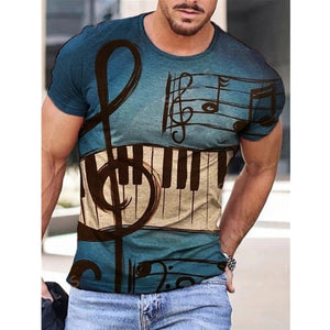 New for 2025/6 Hot Sale Men Fashion T-Shirts Music  Print