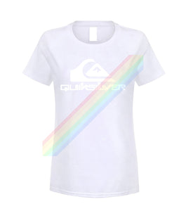 Quiksilver Classic White Logo T Shirt For Men Limitied Edition Unisex Brand T-shirt Cotton Amazing Short Sleeve Tops