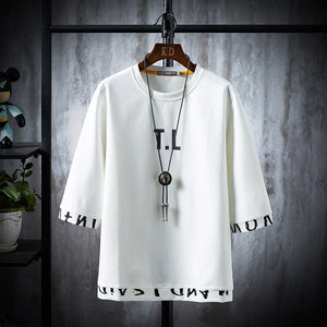 Special Offer New Arrival Letter  Men's T-shirt Print Cotton Summer Short Sleeve O-Neck Tees Male Fashion Shirt $9 Clearance