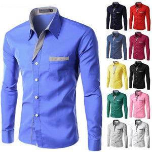 2025 Hot Sale New Fashion Camisa Masculina Long Sleeve Shirt Men Slim fit Design Formal Casual Brand Male Dress Shirt Size M-4XL