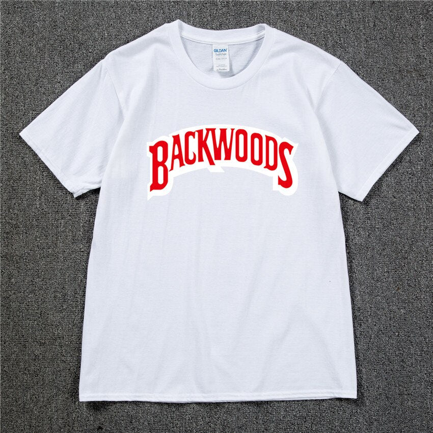 BACKWOODS T Shirts 2025/6 Brand New Men Short Sleeve Cotton T-Shirt Fashion Street Hip Hop Rock Streetwear Men Swag Tshirt