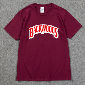 BACKWOODS T Shirts 2025/6 Brand New Men Short Sleeve Cotton T-Shirt Fashion Street Hip Hop Rock Streetwear Men Swag Tshirt