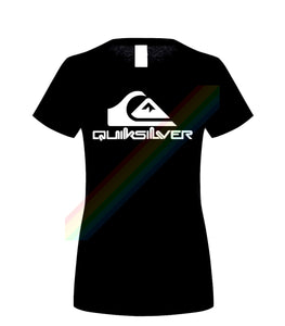 Quiksilver Classic White Logo T Shirt For Men Limitied Edition Unisex Brand T-shirt Cotton Amazing Short Sleeve Tops