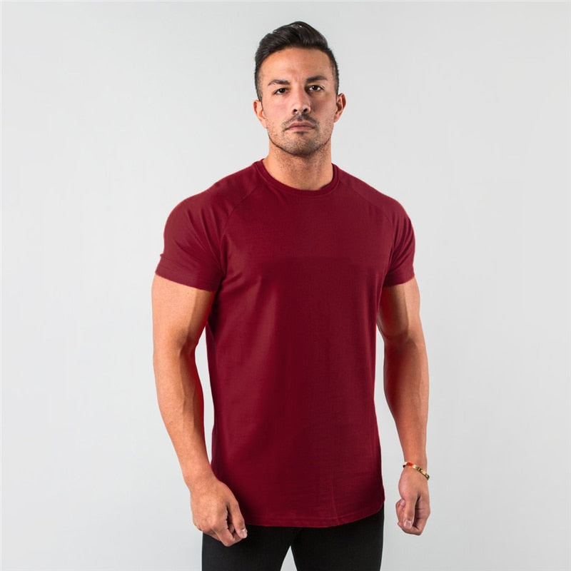 New Stylish Mens T Shirt Short Sleeve Slim Fit Tee Shirt