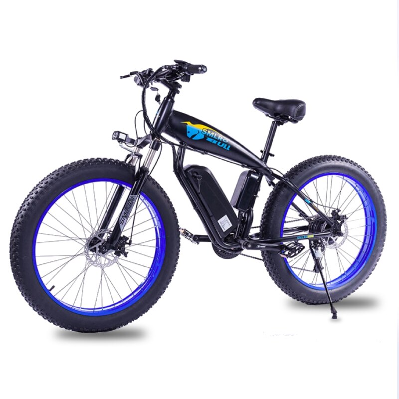 Electric Bicycle 1000 W Ebike 500 W 15A Battery 4.0 Fat Tire Snow Beach Cruiser Aluminum Alloy Mountain Bike 26 Inches