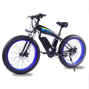 Electric Bicycle 1000 W Ebike 500 W 15A Battery 4.0 Fat Tire Snow Beach Cruiser Aluminum Alloy Mountain Bike 26 Inches