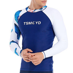 M-6XL UV Protection Lycra Rashguard Men Long Sleeve Swimsuit Swim Rash Guard Quick Dry Surf Driving T Shirt For Swimming 6XL