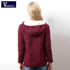 VANGULL Ladies Quilted Hooded Stylish Casual Fashion Jacket New for Spring/Summer 2024