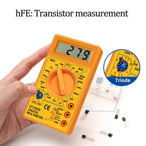 LCD Digital Handheld Multimeter DT830B Mini Voltmeter Ammeter Ohm Tester 750/1000V AC/DC Multi Meter Digital Multimeter Meter