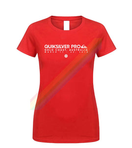 Quiksilver Gold Coast Australia March Men Women Summer 100% Cotton Black Tees Male Newest Top Popular Normal Tee Shirts Unisex