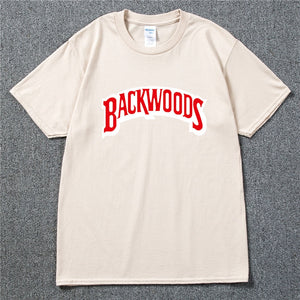 BACKWOODS T Shirts 2025/6 Brand New Men Short Sleeve Cotton T-Shirt Fashion Street Hip Hop Rock Streetwear Men Swag Tshirt