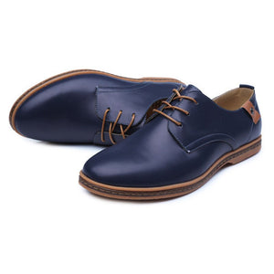 New for 2024 Split Leather Mens Casual Fashion Shoes Top Quality Lace Up Derby Style Shoe