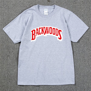 BACKWOODS T Shirts 2025/6 Brand New Men Short Sleeve Cotton T-Shirt Fashion Street Hip Hop Rock Streetwear Men Swag Tshirt