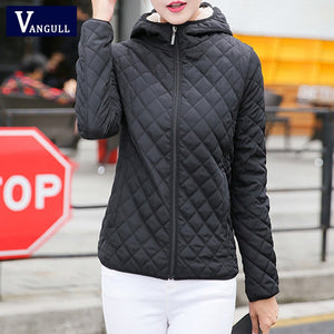 VANGULL Ladies Quilted Hooded Stylish Casual Fashion Jacket New for Spring/Summer 2024