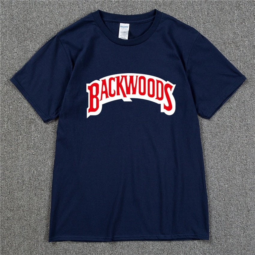 BACKWOODS T Shirts 2025/6 Brand New Men Short Sleeve Cotton T-Shirt Fashion Street Hip Hop Rock Streetwear Men Swag Tshirt