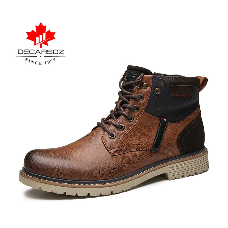 DECARSDZ Designer Mens Autumn/Winter Fashion Boots Stylish, Warm, Comfy and Durable