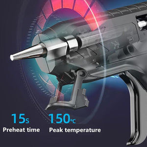 Cordless 3.6V Hot Melt Glue Gun with Glue-Stick USB Rechargeable High Temperature Hot Glue Gun Repair Tool Home DIY Hot Glue Gun