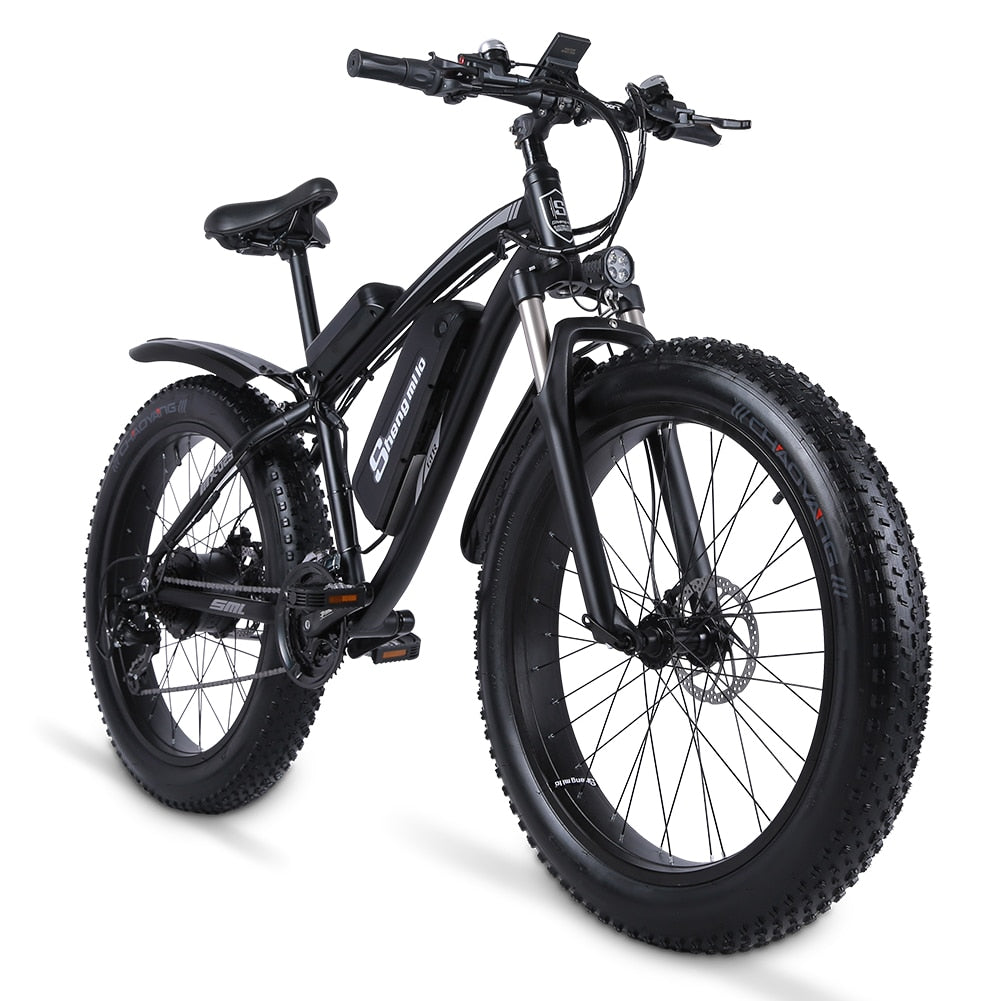 Shengmilo Electric bicycle 1000W  Fat Tire Electric Bike MX02S Adult ebike Mountain Cycling Bicycle  48V17AH Lithium Battery