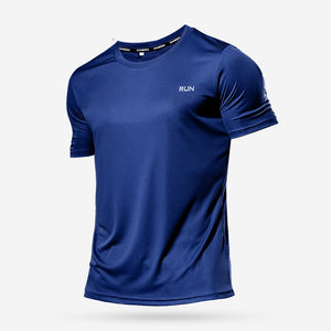 High Quality Polyester Men Running T Shirt Quick Dry Fitness Shirt Training Exercise Clothes Gym Sport Shirt Tops Lightweight