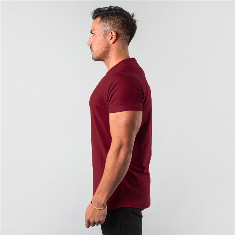 New Stylish Mens T Shirt Short Sleeve Slim Fit Tee Shirt