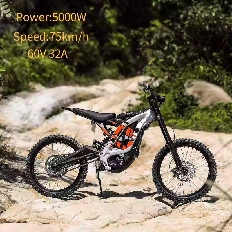 NOTTING HILL E-BIkes 2024 SUR-RON LIGHT BEE X 60V 5000W peak power Full Suspension Road/Trail/Mountain Ebike