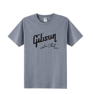 Gibson Guitar New Summer 2022 Fashion Printed T Shirt For Men Casual Cotton Short Sleeve T-shirt