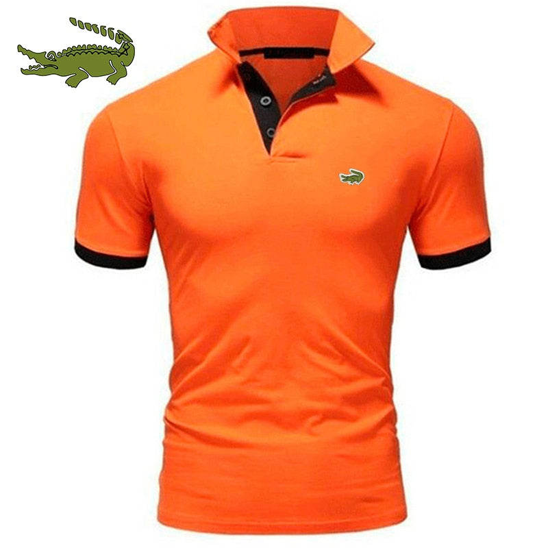 2025 spring, summer and autumn new high-quality men's fashion leisure sports polo t-shirt