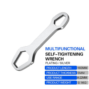 8-22mm Universal Torx - Wrench Self-tightening Adjustable Wrench