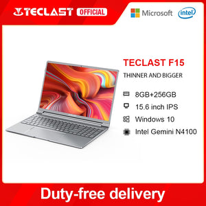 Teclast F15 15.6 inch 1920x1080 FHD Windows 10 Laptop Intel Gemini Lake N4100 8GB RAM 256GB SSD Notebook Backlit Keyboard