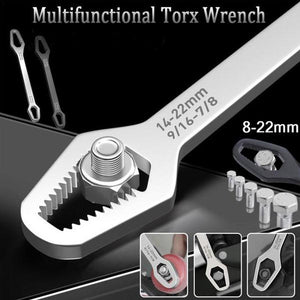 8-22mm Universal Torx - Wrench Self-tightening Adjustable Wrench