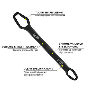 8-22mm Universal Torx - Wrench Self-tightening Adjustable Wrench