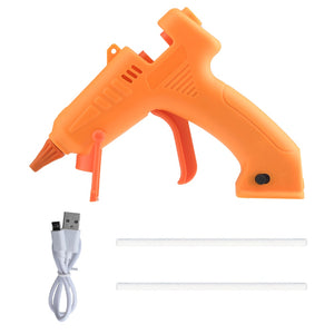 Cordless 3.6V Hot Melt Glue Gun with Glue-Stick USB Rechargeable High Temperature Hot Glue Gun Repair Tool Home DIY Hot Glue Gun