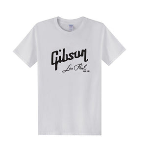 Gibson Guitar New Summer 2022 Fashion Printed T Shirt For Men Casual Cotton Short Sleeve T-shirt