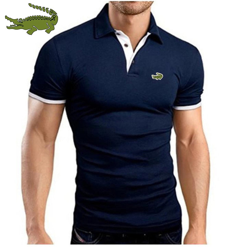 2025 spring, summer and autumn new high-quality men's fashion leisure sports polo t-shirt