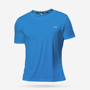 High Quality Polyester Men Running T Shirt Quick Dry Fitness Shirt Training Exercise Clothes Gym Sport Shirt Tops Lightweight