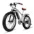 Notting Hill MX-04 "London Moped" Electric E-Bike 1000W Motor with 48V Lithium Battery Road/Mountain/Snow/Beach Ebike Electric Bicycle with 26" Wheels and 4.0 Fat Tyrese e bike e mountain bike