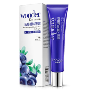 BiOAQUA Wonder Natural Blueberry Eye Enhancing Anti-Ageing Eye Cream. Effective against Puffiness, Dark Circles, Lines and Wrinkles