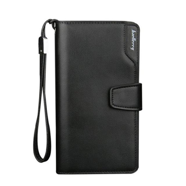 BAELLERRY Designer Brand Wallet Long Style. High Capacity and Good Quality. For Passport/Credit Cards/Driver's Licence