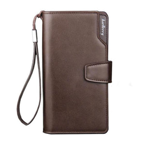 BAELLERRY Designer Brand Wallet Long Style. High Capacity and Good Quality. For Passport/Credit Cards/Driver's Licence