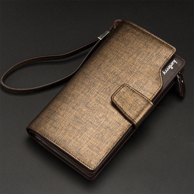 BAELLERRY Designer Brand Wallet Long Style. High Capacity and Good Quality. For Passport/Credit Cards/Driver's Licence