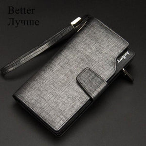 BAELLERRY Designer Brand Wallet Long Style. High Capacity and Good Quality. For Passport/Credit Cards/Driver's Licence