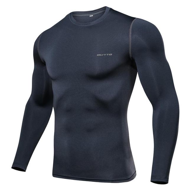 Outto Mens Cycling Base Layers Long Sleeves Compression Quick Dry Fitness Gym Running Bicycle Underwear