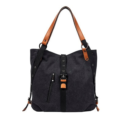 DIDA BEAR Canvas Large Capacity Designer Tote/Shoulder Bag