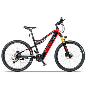 27.5-inch Electric-Powered Soft-Tail Road/Mountain/Trail Ebike with Front and Rear Double Shock Absorbers 48V 500W Li-ion Lithium Battery Cycle