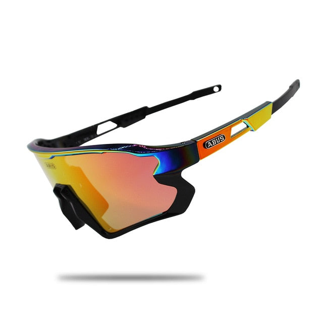 5 Lens UV400 Cycling Sunglasses TR90 Sports Bicycle Glasses MTB Mountain Bike Fishing Hiking Riding Eyewear